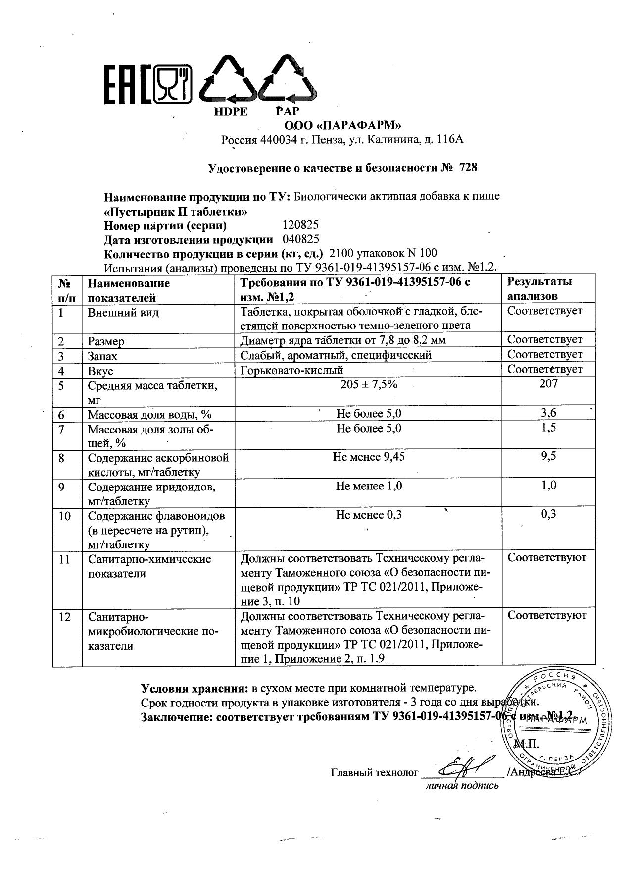 Паспорт №082025